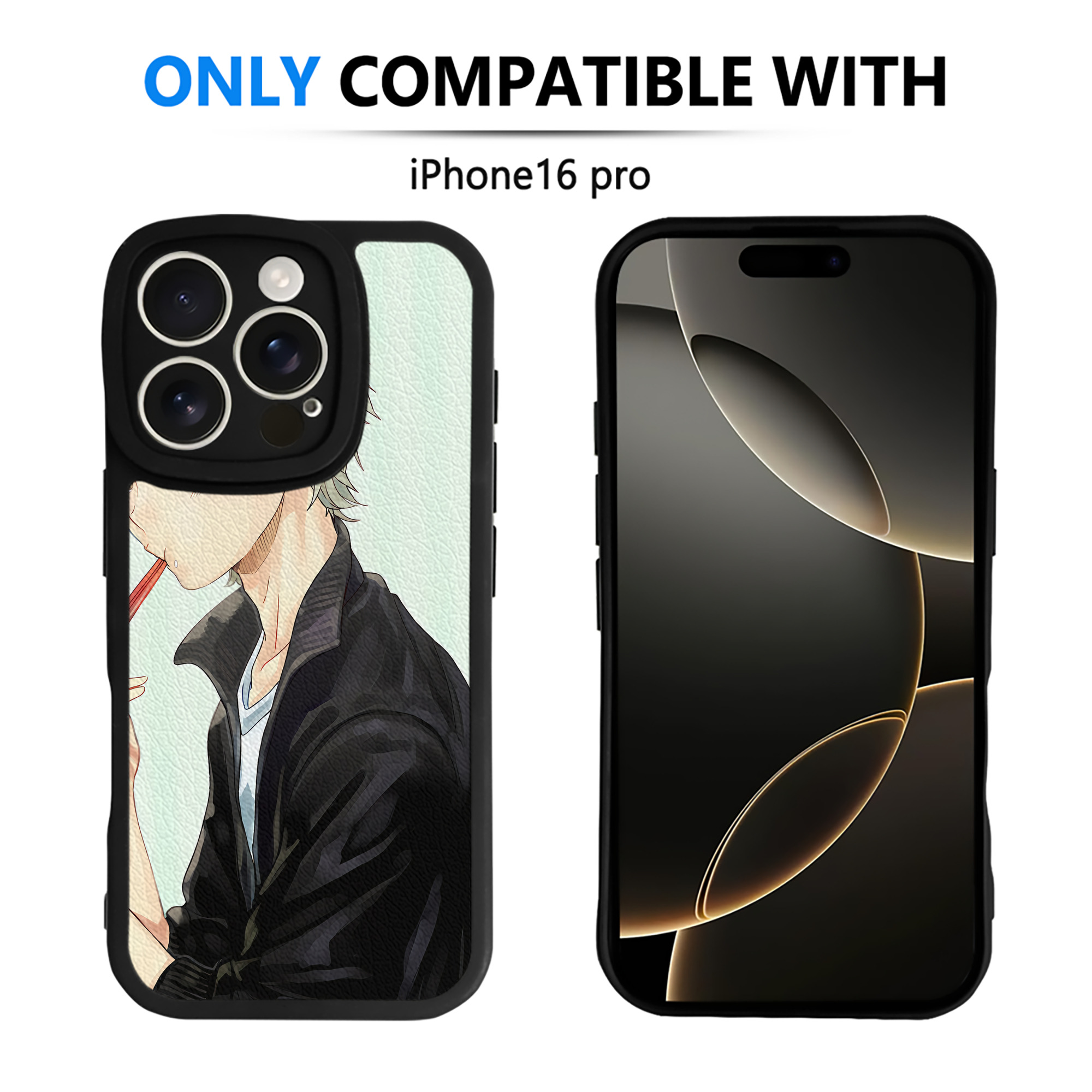 （画像用） ハイキュー!! Haikyu!! 【iPhone 16シリーズ対応】シリコンスマホケース（レザー調） 材質：シリコン